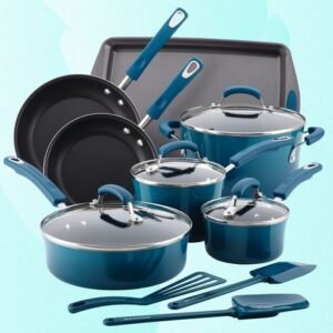 cooking utensils in Spain for sale, pots, pans, knives, cutting boards, stainers